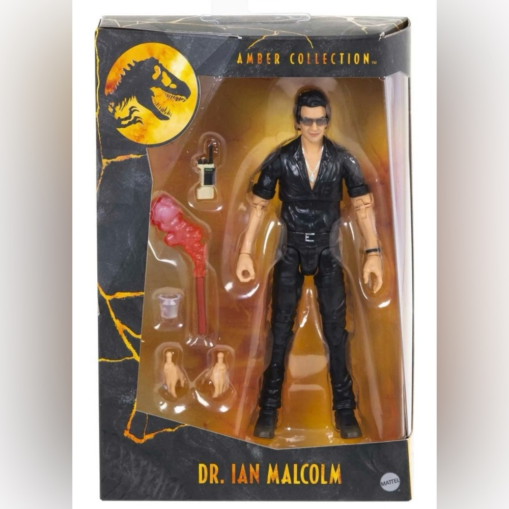 Jurassic World Amber Collection Dr. lan Malcolm Figure